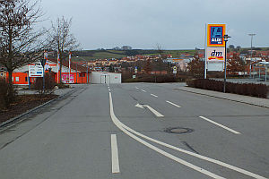 Shoppingcenter Kreuzung